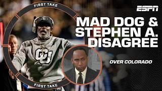 Mad Dog BEGS Stephen A. to CALM DOWN on Deion Sanders and the Colorado Buffaloes  | First Take