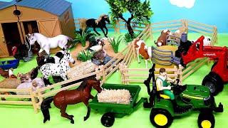 Fun Farm Diorama and Barnyard Animal Figurines