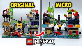 Micro Ninjago City Markets Review & Comparison to FULL-SIZED Ninjago City Markets! Set 40706 & 71799