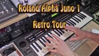 Roland Alpha Juno 1 Retro Synth Tour