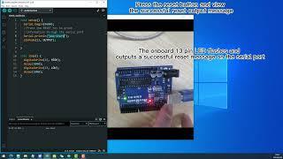 Arduino UNO R3 reset and inspection method