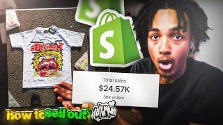 HOW I PLAN TO SELLOUT MY NEXT CLOTHING BRAND DROP AT THE AGE OF 16 * $20K+ SALES *