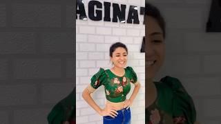 Four tucks with belt blouse     #shorts #ytshorts