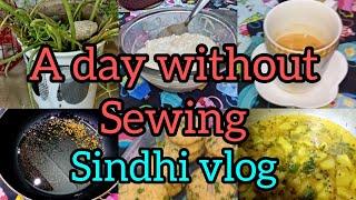 A day without sewing 🪡/my daily routine  🫕 🪴️/sindhi vlog 