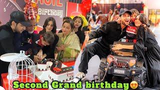 Finally basil ki second grand birthday bhi hogai | next level entry | magic show | perfumes gifts