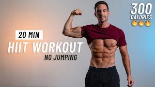 20 MIN FULL BODY HIIT WORKOUT - NO JUMPING - No Equipment, No Repeats