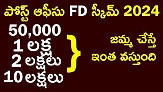 Post Office Fixed Deposit Scheme 2024 | FD Interest Rates 2024