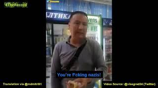 Kazakh man tells local russians to "Get the f out of #Kazakhstan" (English Translation)