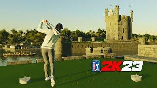 GOLFING IN AN EPIC FORTRESS - Fantasy Course Of The Week #82 | PGA TOUR 2K23