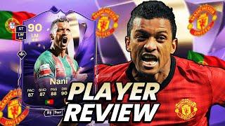 5⭐5⭐ 90 END OF AN ERA NANI SBC PLAYER REVIEW! EOAE PREMIUM | FC 25 ULTIMATE TEAM