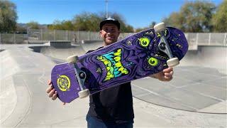 Rob Roskopp's 9.5 x 31 'Face' Reissue Product Challenge w/ Andrew Cannon! | Santa Cruz Skateboards