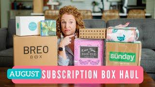 Subscription Boxes Haul | August 2022 Late Summer/Early Fall Box Chat