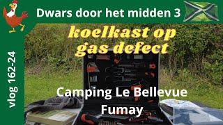 Vlog 162-24 met de #camper naar Fumay #koelkast op gas defect en gemaakt en door naar Mery Sur Seine