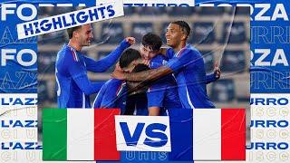 Highlights: Italia-Francia 2-2 | Under 21 | Amichevole