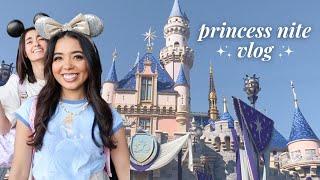 DISNEYLAND PRINCESS NITE 2023 VLOG!! (food, photoshoots + more)