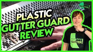 Home Depot or Lowes Plastic PVC type gutter guard review