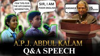 Indian speech | Dr. A.P.J. Abdul kalam |  Big subtitle | apj abdul kalam speech