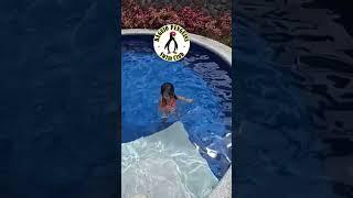 YES SHE GOT IT! Our 2year old Baby Penguin Nathalie...#toddlerswim #swimcoach #baguiopenguinswimclub