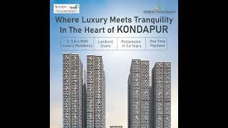 Top Kondapur Gated Community Flats for Sale in Hyderabad | Vrindavan Kondapur | Sree Nivasam Infra