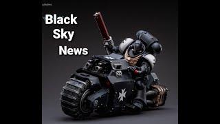 "Black Sky News" Upcoming Joytoy Black Templars 1:18 Scale Figure With Outrider Vehicle.