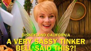 A Very Sassy Tinker Bell Said THIS About Her Sister, Peter Pan, and Wendy?! Disneyland 2023 #disney