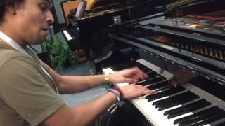 NAMM 2017 Quincy Bullen on the Kawai GX BLAK grand piano