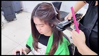 Straightening techniques - Hairdresser - Megan Nguyen