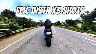 Unbelievable Insta 360 X3 Kawasaki Z900 Motorcycle GTA Shots - Mind-Blowing Action| INSTA X3 VS X4