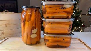 How to make pickle carrots  Easy way