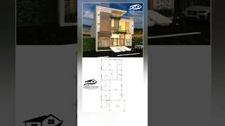 House design with floor plan | #housedesign #floorplan #shorts