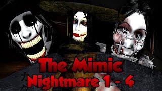 The Mimic Book 1 - Nightmare 1 to 4 REVAMP - Solo (Full Walkthrough) - Roblox