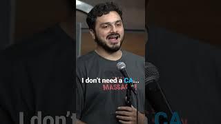 Ca Second Attempt | It happened again | #standupcomedy #shortscomedyvideos #charteredaccountant