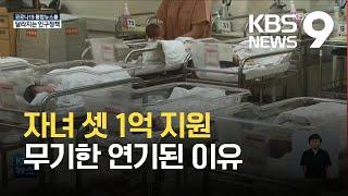 인구정책 변화 조짐…생산 인구 ‘유지’로 / KBS 2021.07.06.