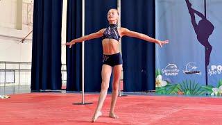 Pole sport kids Russian champion 11 years old