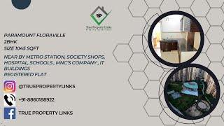 Paramount Floraville 2BHK Flat || 8860188922 || Sector 137 Noida Expressway