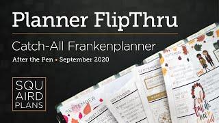 My September Catch-All Frankenplanner Flip Through :: Classic Happy Planner :: Squaird Plans :: 2020