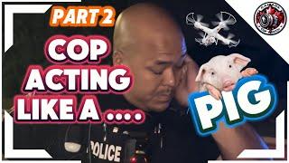 Police Officer Acting Like a Care Bear | Part 2 | @HawkEye_Canada #drone #tour #canada