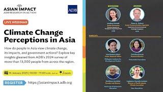 Asian Impact Webinar 88: Climate Change Perceptions in Asia