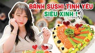 BÁNH SUSHI Trái Tim Xinh Xỉu! | Mỏ Khoét Hà Nội