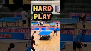 Hard Play  Backhand TopSpin & Forehand Smash Table Tennis  #shorts #tabletennis