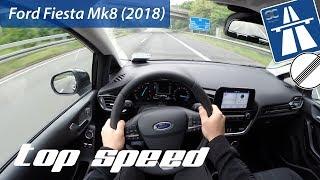 Ford Fiesta Mk8 (2018) on German Autobahn - POV Top Speed Drive