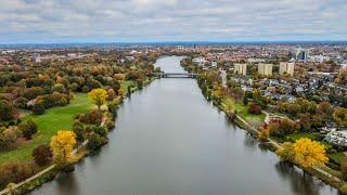 Aasee Münster aus der Luft/ DJI Mavic Air 2/ 4K 60FPS