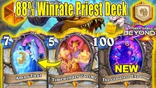 Most Broken Priest Deck Ever 2.0 That Never Gets Nerfed At The Great Dark Beyond | Hearthstone