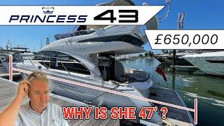 £650,000 2017 Princess 43 - 43 feet long or 47 feet long ?