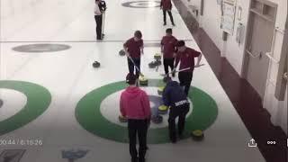 High school provincials Curling -Nelson Wang