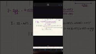 Determine the shear stress at point B on the web | Mechanics of Materials RC Hibbeler