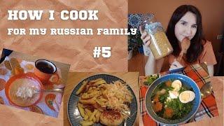 What And How I Cook For My Russian Family/Milk Soup/Spinach Soup/Meatballs & Fried Potatoes