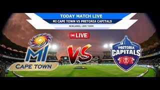 Match 30 Live - MI Cape Town vs Pretoria Capitals T20 SA20 League Live