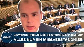 THÜRINGEN: Eklat! Erste Sitzung im Landtag stürzt ins Chaos! AfD äußert sich zum Sabotage-Vorwurf