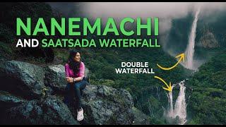 Nanemachi Waterfall  | The best Monsoon Trek in Maharashtra | Saatsada Waterfall | Drone Shot |